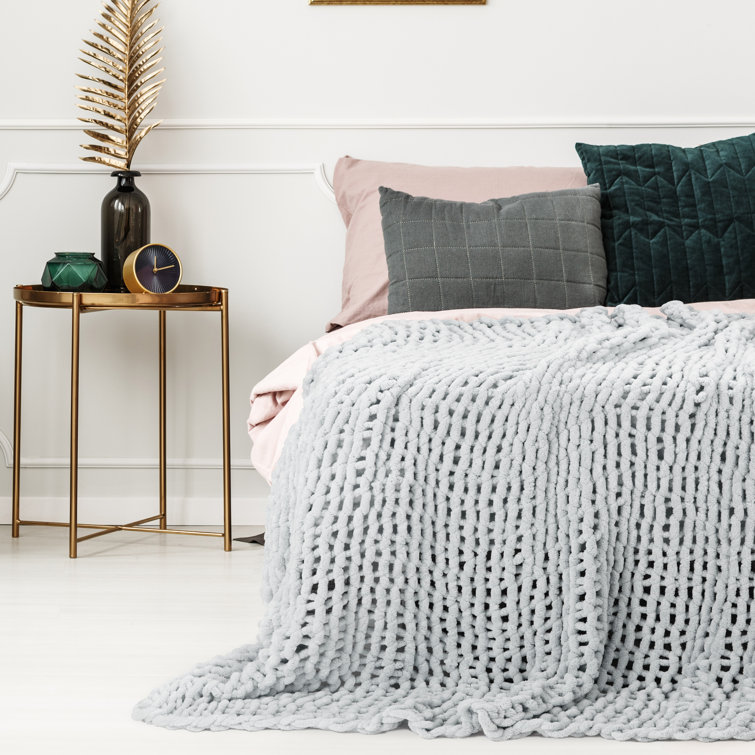 Soft discount chenille blanket